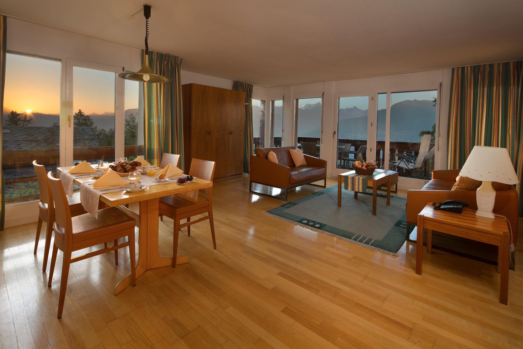 Hotel Helvetia Intergolf Crans-Montana Bagian luar foto