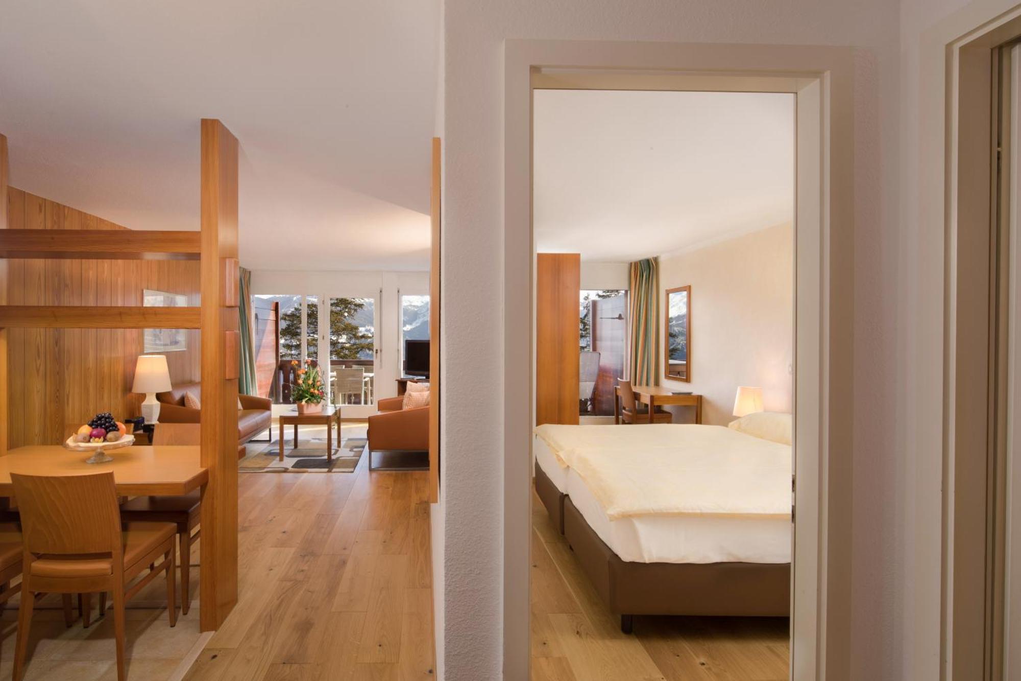 Hotel Helvetia Intergolf Crans-Montana Bagian luar foto