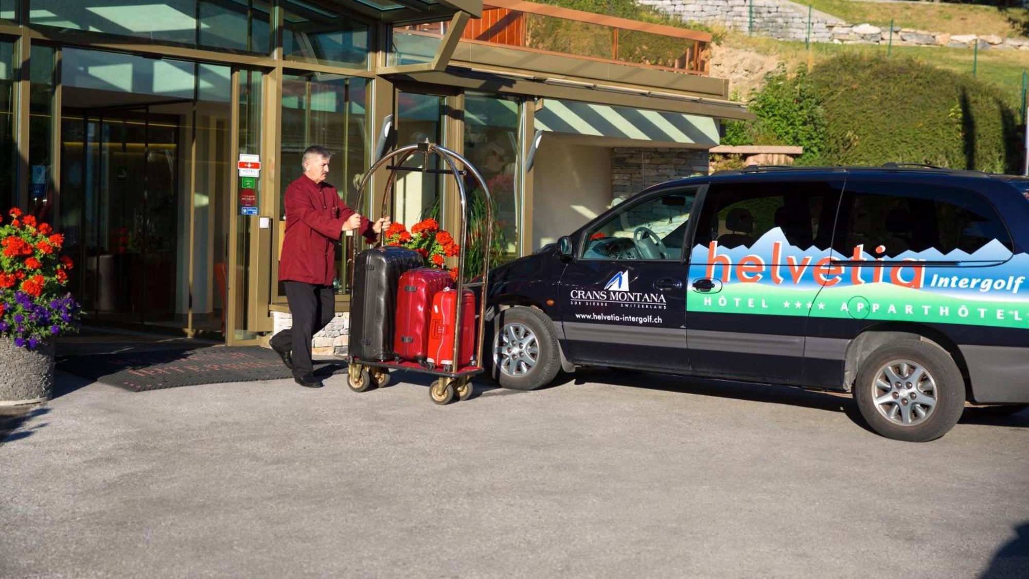 Hotel Helvetia Intergolf Crans-Montana Bagian luar foto