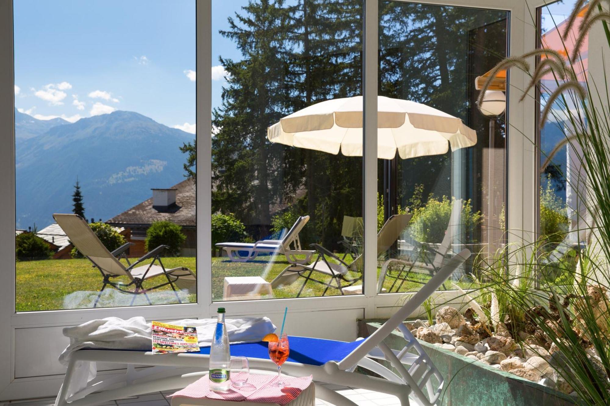 Hotel Helvetia Intergolf Crans-Montana Bagian luar foto