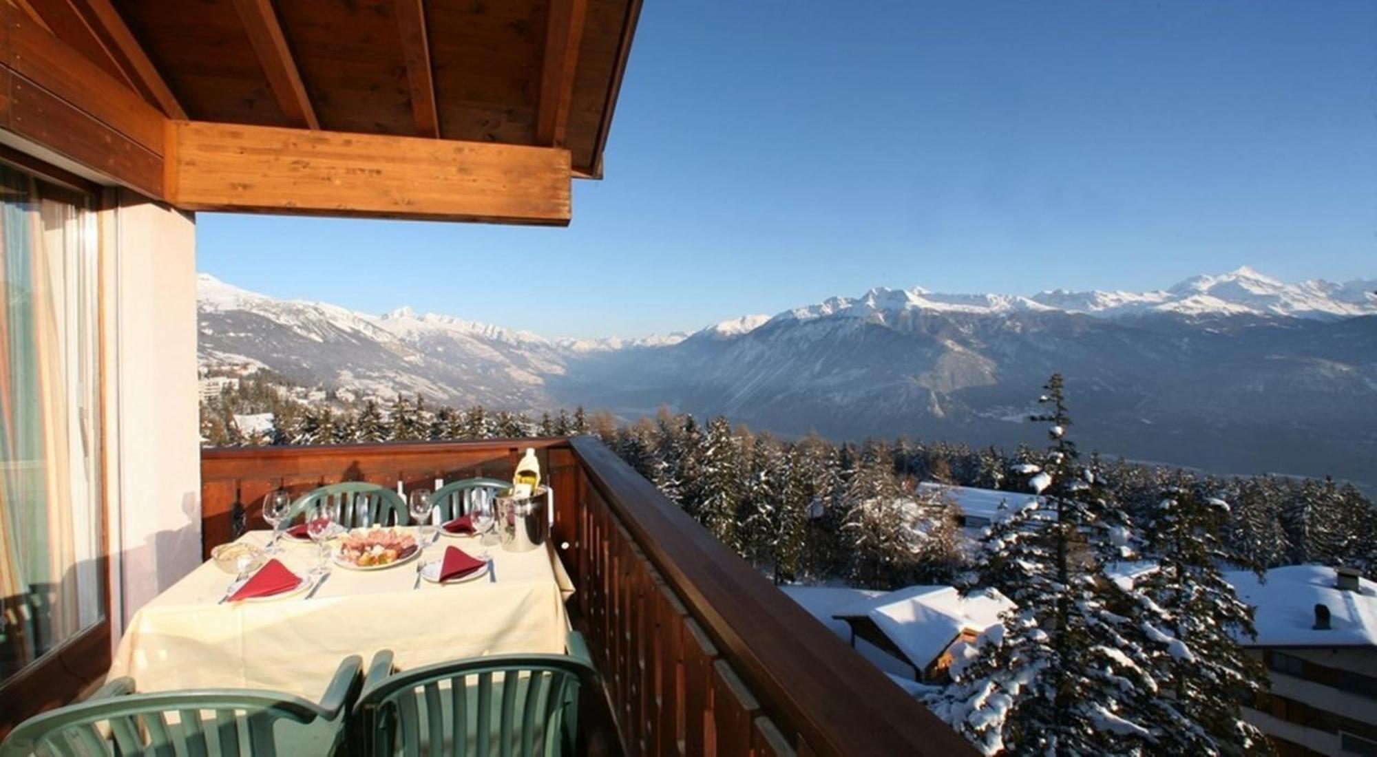 Hotel Helvetia Intergolf Crans-Montana Bagian luar foto
