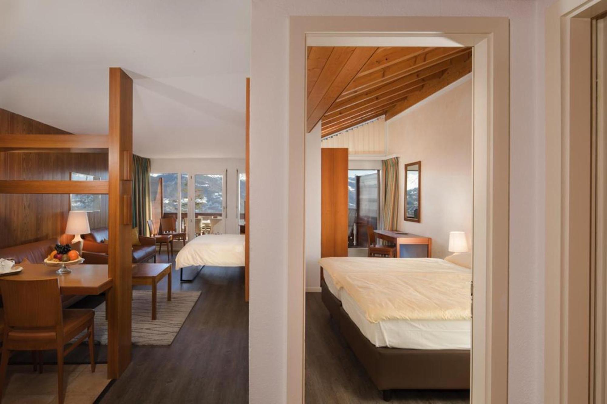 Hotel Helvetia Intergolf Crans-Montana Bagian luar foto