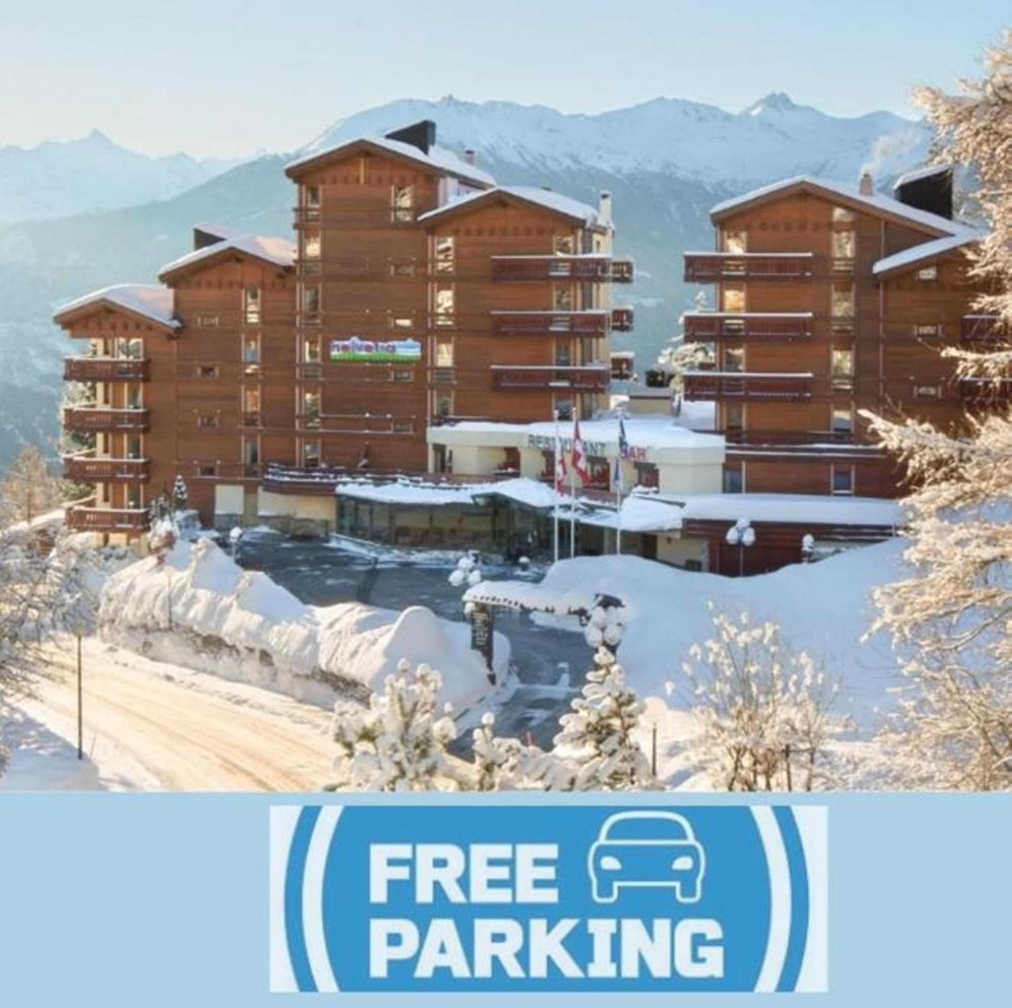 Hotel Helvetia Intergolf Crans-Montana Bagian luar foto